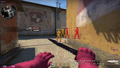 Keine Superkraft, sondern schummeln: Wall Hacks in Counter Strike.