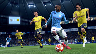 A screenshot of Raheem Sterling in FIFA 20.