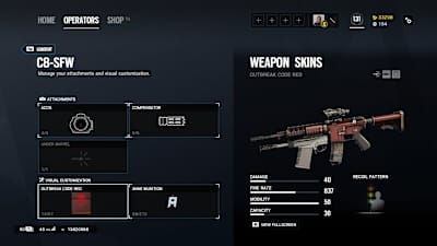 Buck's C8 assault rifle kicks, but is the best choice for the operator