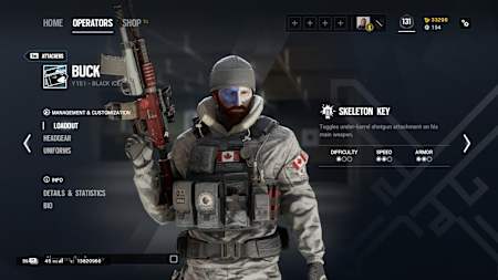 Buck is dressed for the cold Canadian climate