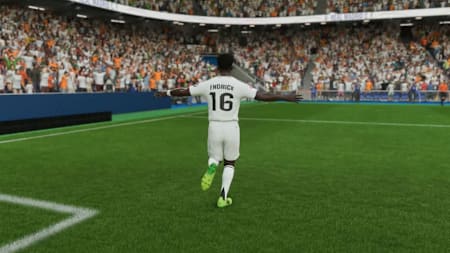 Real Madrid player Endrick pictured in EA Sports FC 25.