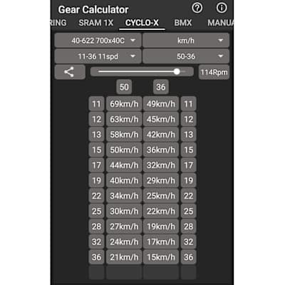 „Bike Gear Calculator"