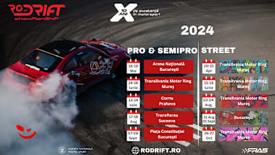 Calendar competițional RoDrift 2024