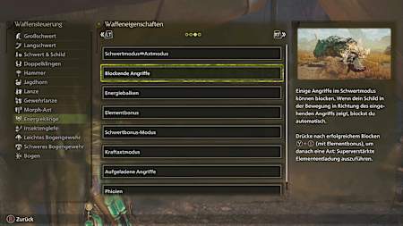 In den Tutrials findet ihr Erklärungen zu den Waffen