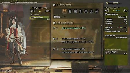Waffen haben nun auch eingebaute Fähigkeiten