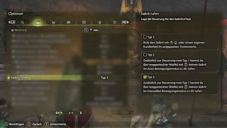 Ihr könnt euren Saikrii auch auf andere Weise rufen