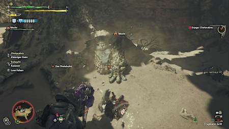 Euer Saikrii kann euch nach einem Knock-Down aufheben