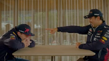 Max And Checo Laughing Challenge