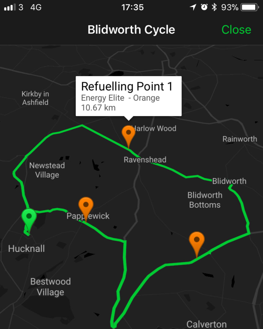 find cycle routes near me