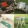 Meble z deskorolek