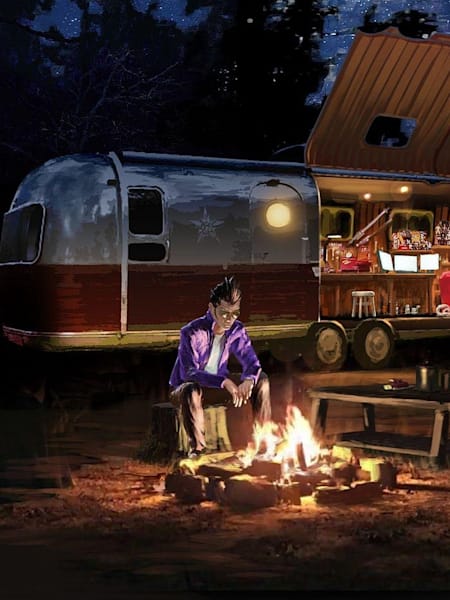Art from Travis Strikes Again: Now More Heroes, the forthcoming game by cult games designer Suda51.