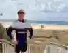 Scott Odgen enjoys the Portoguese Beach after a mixed race weekend