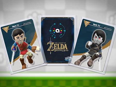An image of Mii Fighter amiibo cards