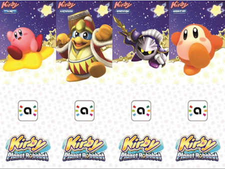 A collection of Kirby Planet Robobot cards