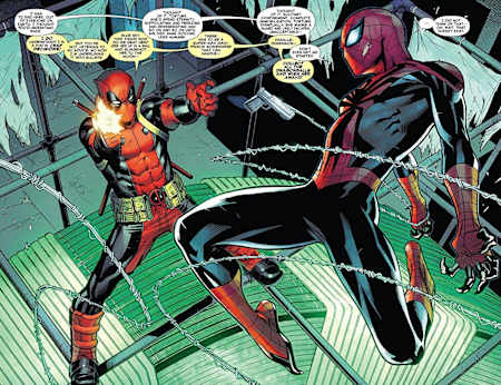 Deadpool ve Örümcek Adam sürekli "tatlı" bir savaş halinde