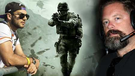 Azad und Peter stehen auf den CoD 4: MW-Remaster.