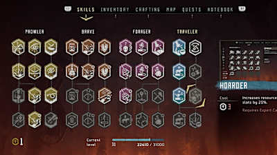 The Hoarder ability makes fetch quests easier