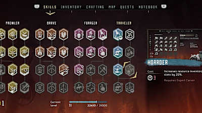 The Hoarder ability makes fetch quests easier