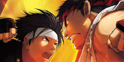 Una imagen promocional de Capcom vs. SNK.