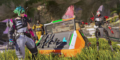 Weapons in Apex Legends.