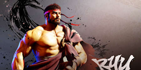 Ryu's character artwork.