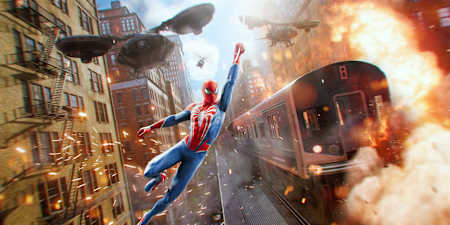 Screenshot aus Marvel's Spider-Man 2 zeigt Peter Parker.