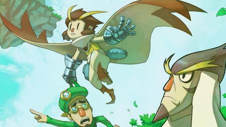 Artwork from the video game Owlboy.
