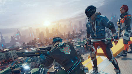 La plus grande particularité du jeu vidéo battle royale Hyper Scape d'Ubisoft Montréal, outre sa très grande verticalité, vient de la manière dont les armes et capacités spéciales sont récupérées.