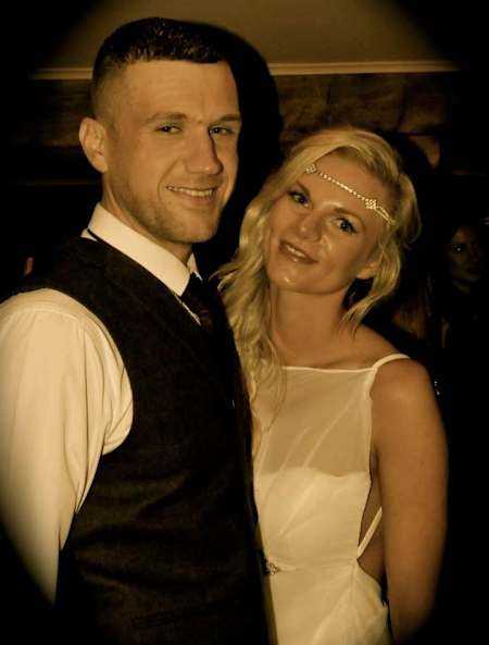 James and his wife Louise who married in 2013