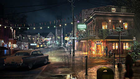 A screenshot of one of Mafia III's many districts
