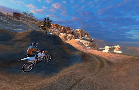A screenshot from Dirt Bike Unchained.