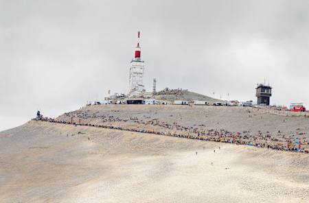Mont Ventoux, France, cycle climb