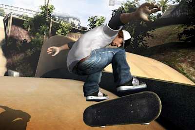 Una captura de pantalla de Skate.