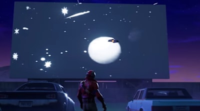 Screenshot of Fortnite Season 4.