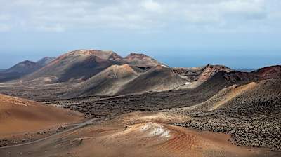 Timanfaya National Park is a Spanish national park in the southwestern part of the island of Lanzarote, Canary Islands.