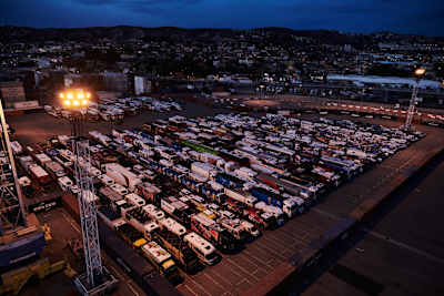 Technika na ceste do Dakaru.