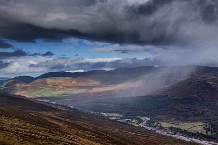 Whatever the weather, Glenfeshie's landscape doesn't disappoint