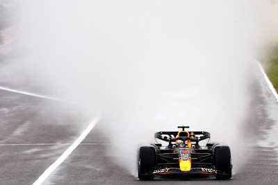 Max Verstappen of Oracle Red Bull Racing at the Japanese Grand Prix on October 9, 2022.