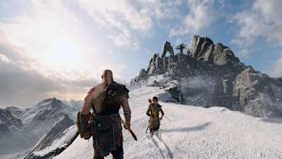 A screenshot of the world from God of War