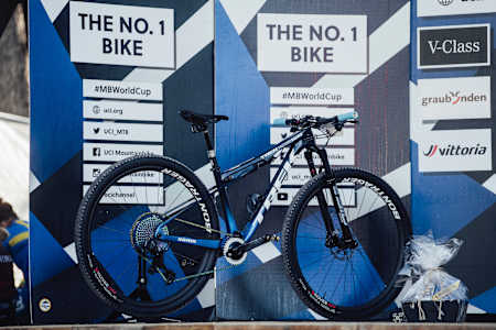 Evie Richards' Trek Supercaliber at Lenzerheide 2021