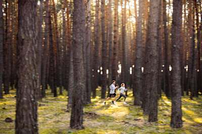 Tréning na Wings for Life World Run.