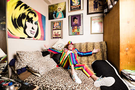 Drag queen Craig / Polly Petrie, who worked Sydney gay bar at The Albury on Oxford Street for years.