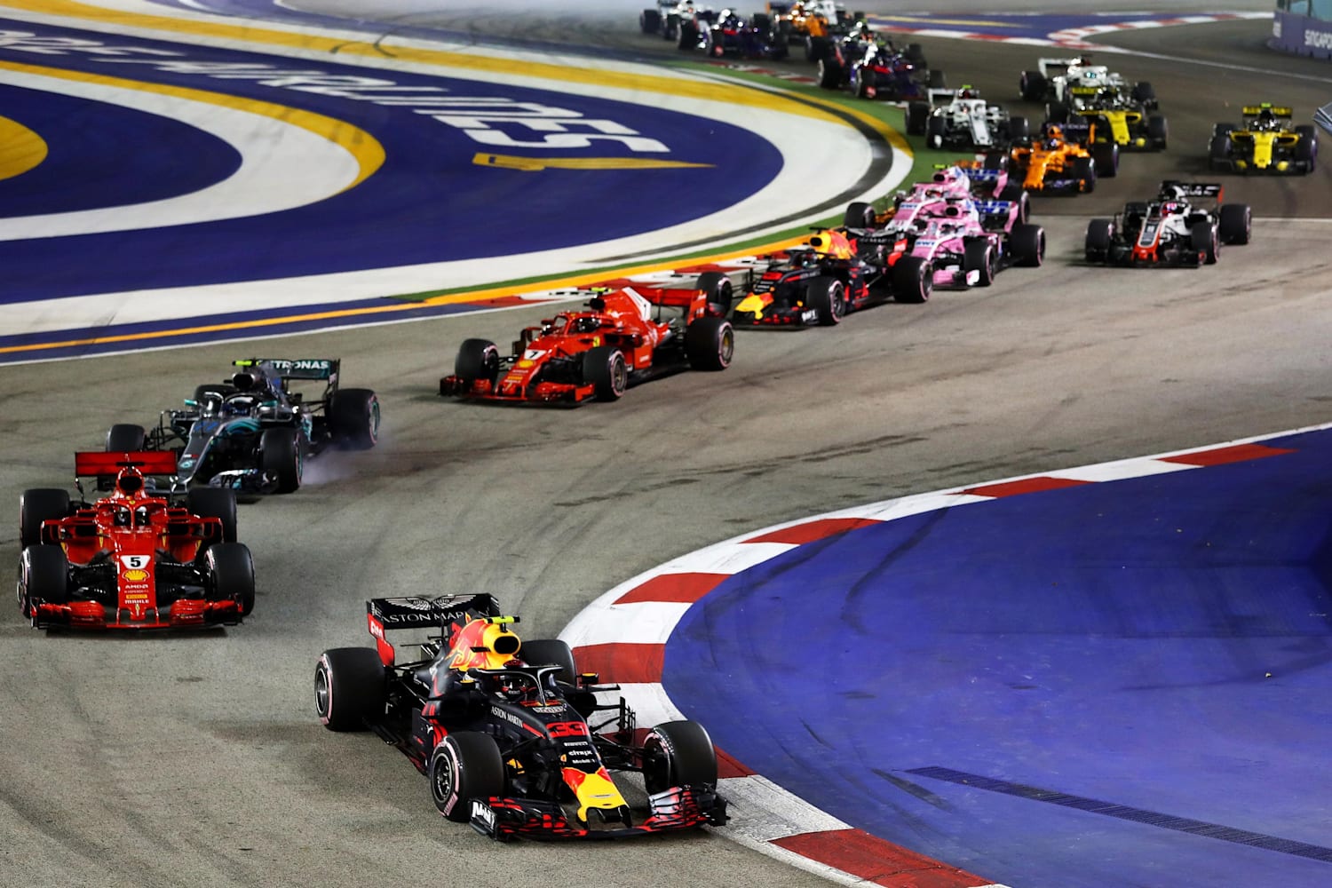 Singapore F1 Grand Prix 2018 Race report and results