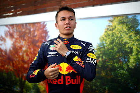 Alexander Albon, da Red Bull Racing, em 2020