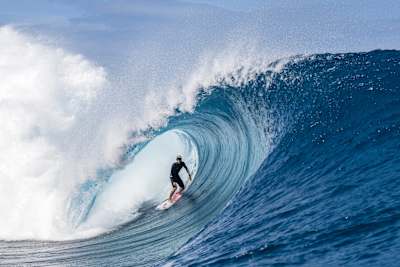Kauli Vaast surfing Teahupoo Tahiti, May 28 2022. 