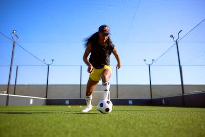 Jaedyn Shaw poses for a portrait in Los Angeles, CA, USA on August 25, 2024. 