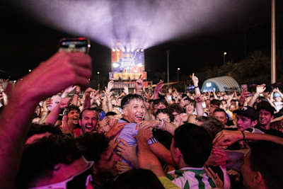 Dani VK entre el público