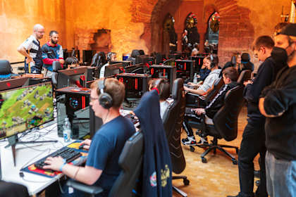 Participants train at Red Bull Wololo in Heidelberg, Germany on October 25, 2022.