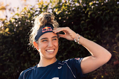 Bea Gonzalez poses for a portrait at a training ground near Madrid, Spain, on October 4 2023.