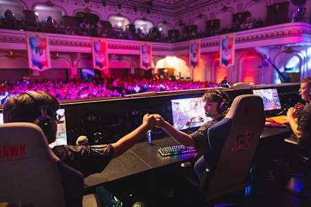 Los participantes actúan durante el Red Bull Home Ground en Estambul, Turquía, el 15 de octubre de 2023.